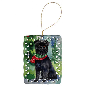 Affenpinscher Christmas Porcelain Ornament DAC3322 product image at NuMercy
