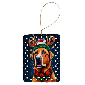 Chesapeake Bay Retriever Christmas Porcelain Ornament DAC3419 product image at NuMercy