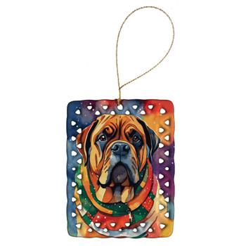 Bullmastiff Christmas Porcelain Ornament DAC3399 product image at NuMercy