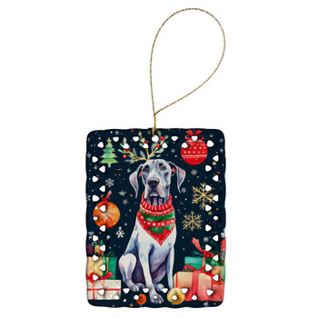 Great Dane Christmas Porcelain Ornament DAC3485 product image at NuMercy