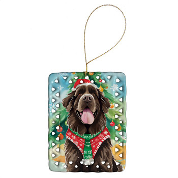 Newfoundland Christmas Porcelain Ornament DAC3533 product image at NuMercy