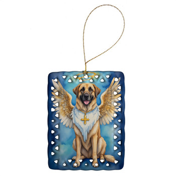Anatolian Shepherd My Angel Porcelain Christmas Ornament product image at NuMercy