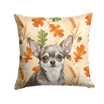 Chihuahua Heirloom Fall Throw Pillow 14" x 14" product image at NuMercy