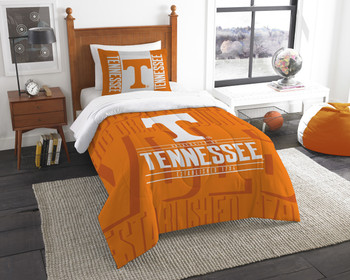 Tennessee Volunteers Bedding Twin Comforter and Sham Set