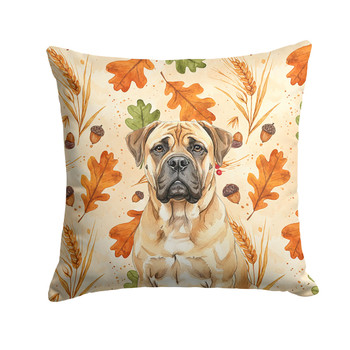 Bullmastiff Heirloom Fall Throw Pillow 14" x 14" product image at NuMercy