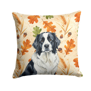 Landseer Newfoundland Heirloom Fall Throw Pillow 14" x 14" product image at NuMercy