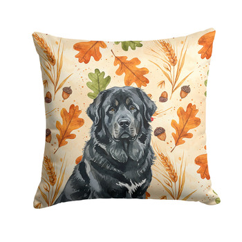 Black Tibetan Mastiff Heirloom Fall Throw Pillow 14" x 14" product image at NuMercy