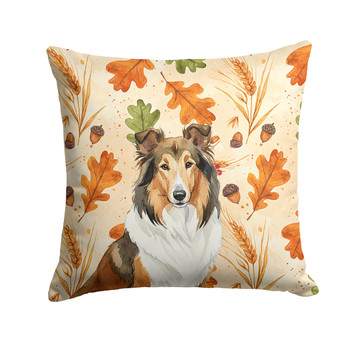 Sable Collie Heirloom Fall Throw Pillow 14" x 14" product image at NuMercy