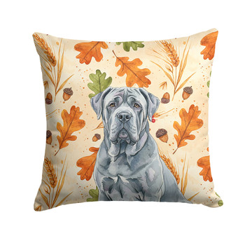 Blue Neapolitan Mastiff Heirloom Fall Throw Pillow 14" x 14" product image at NuMercy