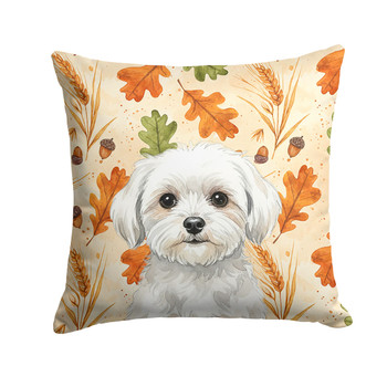 Maltese Heirloom Fall Throw Pillow 14" x 14" product image at NuMercy
