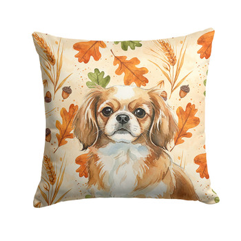 Tibetan Spaniel Heirloom Fall Throw Pillow 14" x 14" product image at NuMercy