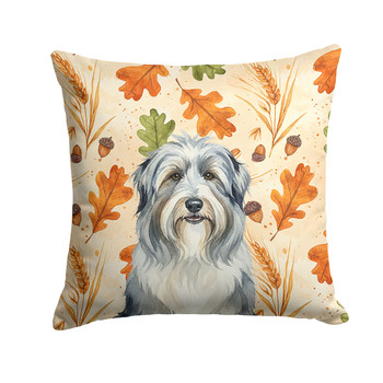 Bearded Collie Heirloom Fall Throw Pillow 14" x 14" product image at NuMercy