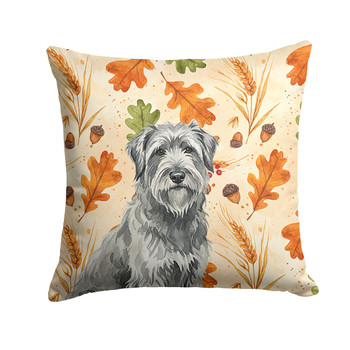Gray Briard Heirloom Fall Throw Pillow 14" x 14" product image at NuMercy