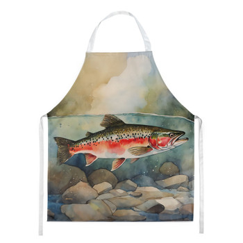 Trout Cooking Kitchen Apron DAC2840 product image at NuMercy