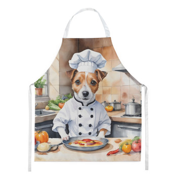 Jack Russell Terrier The Chef Cooking Kitchen Apron product image at NuMercy
