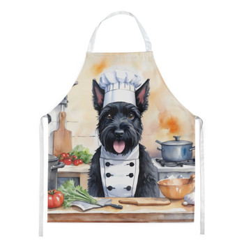 Scottish Terrier The Chef Cooking Kitchen Apron product image at NuMercy