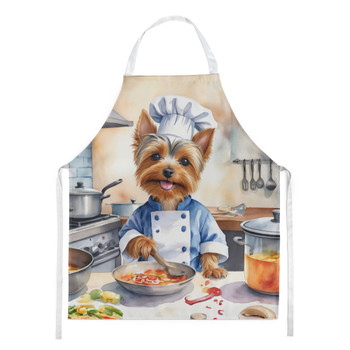 Silky Terrier The Chef Cooking Kitchen Apron product image at NuMercy