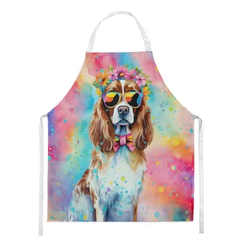 Cavalier Spaniel Hippie Dawg Cooking Kitchen Apron DAC2486 product image at NuMercy