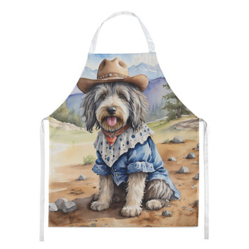 Bergamasco Sheepdog Cowboy Welcome Cooking Kitchen Apron product image at NuMercy
