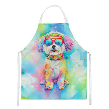 Bichon Frise Hippie Dawg Cooking Kitchen Apron DAC2463 product image at NuMercy