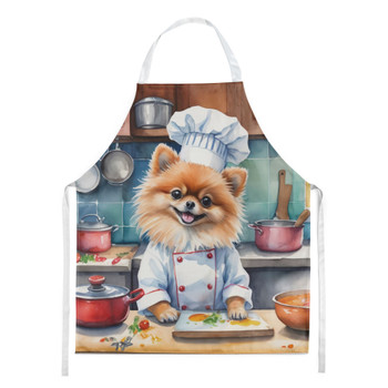 Pomeranian The Chef Cooking Kitchen Apron DAC6301 product image at NuMercy