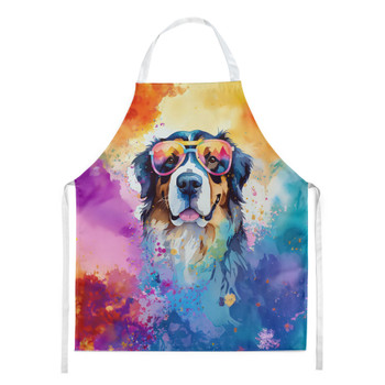 Bernese Mountain Dog Hippie Dawg Cooking Kitchen Apron DAC2460 product image at NuMercy