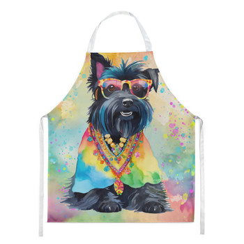 Scottish Terrier Hippie Dawg Cooking Kitchen Apron DAC2559 product image at NuMercy