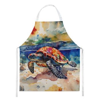 Loggerhead Sea Turtle Cooking Kitchen Apron DAC2806 product image at NuMercy