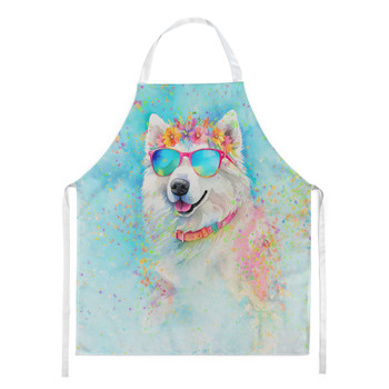 Samoyed Hippie Dawg Cooking Kitchen Apron DAC2548 product image at NuMercy