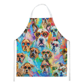 Boxer Hippie Dawg Cooking Kitchen Apron DAC2474 product image at NuMercy