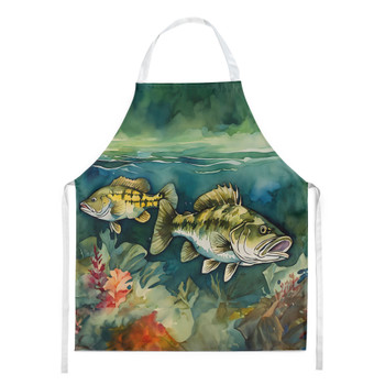 Smallmouth Bass Cooking Kitchen Apron DAC2826 product image at NuMercy