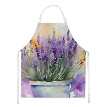 Lavender in Watercolor Cooking Kitchen Apron DAC1584 product image at NuMercy