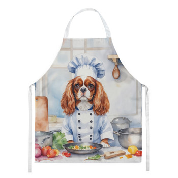 Cavalier Spaniel The Chef Cooking Kitchen Apron DAC6228 product image at NuMercy