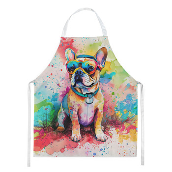 French Bulldog Hippie Dawg Cooking Kitchen Apron DAC2506 product image at NuMercy