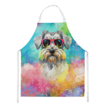Schnauzer Hippie Dawg Cooking Kitchen Apron DAC2553 product image at NuMercy