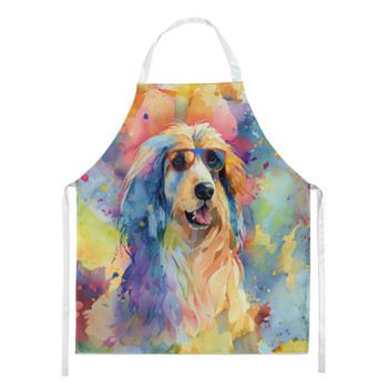 Afghan Hound Hippie Dawg Cooking Kitchen Apron product image at NuMercy