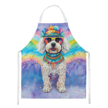 Bichon Frise Hippie Dawg Cooking Kitchen Apron DAC2464 product image at NuMercy