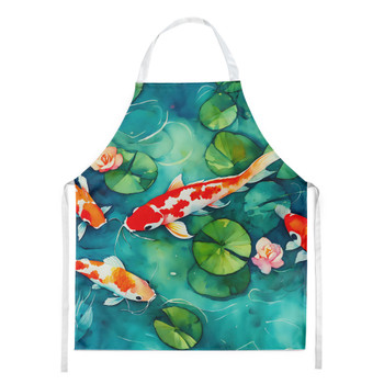 Koi Fish Cooking Kitchen Apron DAC2801 product image at NuMercy