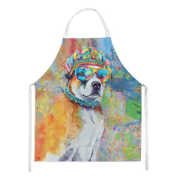 Akita Hippie Dawg Cooking Kitchen Apron product image at NuMercy