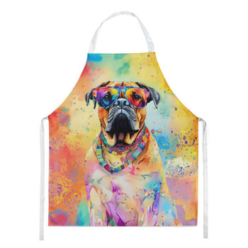 Bullmastiff Hippie Dawg Cooking Kitchen Apron DAC2477 product image at NuMercy