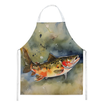 Brook Trout Cooking Kitchen Apron DAC2776 product image at NuMercy