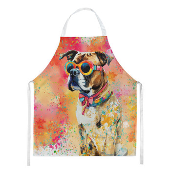 Boxer Hippie Dawg Cooking Kitchen Apron DAC2473 product image at NuMercy