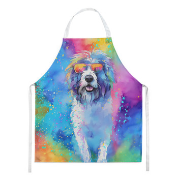 Old English Sheepdog Hippie Dawg Cooking Kitchen Apron DAC2534 product image at NuMercy