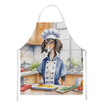 Saluki The Chef Cooking Kitchen Apron product image at NuMercy