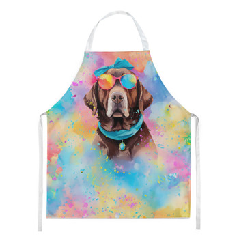 Chocolate Labrador Hippie Dawg Cooking Kitchen Apron DAC2525 product image at NuMercy