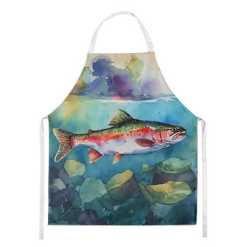 Rainbow Trout Cooking Kitchen Apron DAC2816 product image at NuMercy