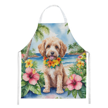 Cockapoo Luau Cooking Kitchen Apron product image at NuMercy