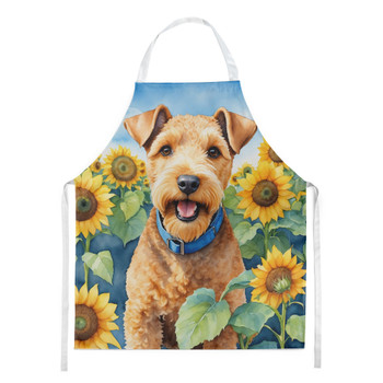 Lakeland Terrier in Sunflowers Cooking Kitchen Apron product image at NuMercy