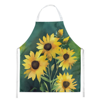 Kentucky Goldenrod in Watercolor Cooking Kitchen Apron DAC1657 product image at NuMercy