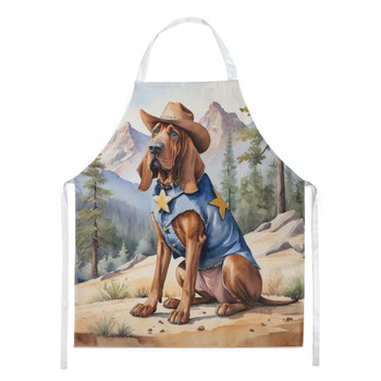 Bloodhound Cowboy Welcome Cooking Kitchen Apron product image at NuMercy